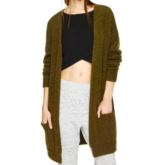 Aritzia Sweaters - WILFRED FREE Aronson Open-Front Cardigan Sweater S